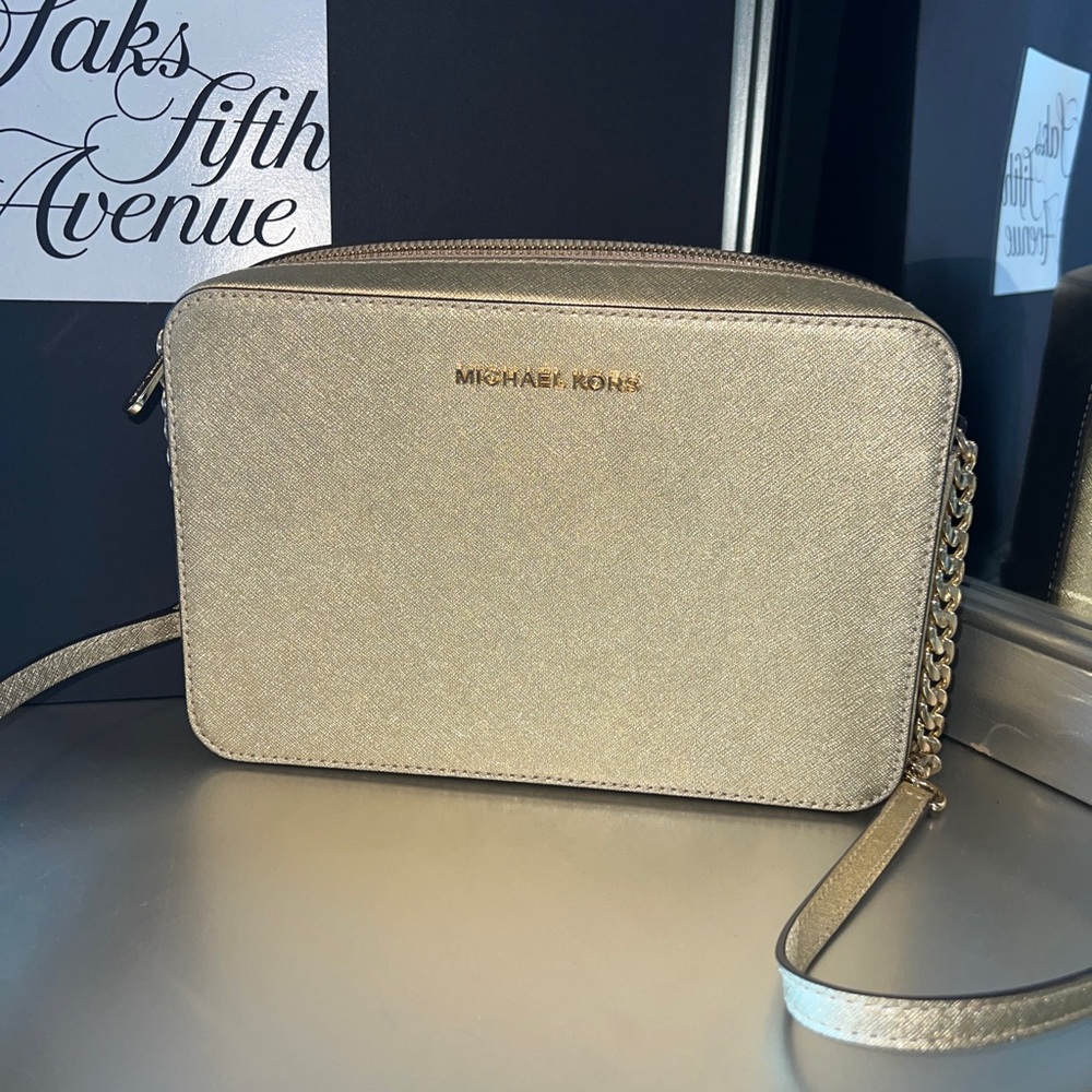 Michael Kors Gold Crossbody